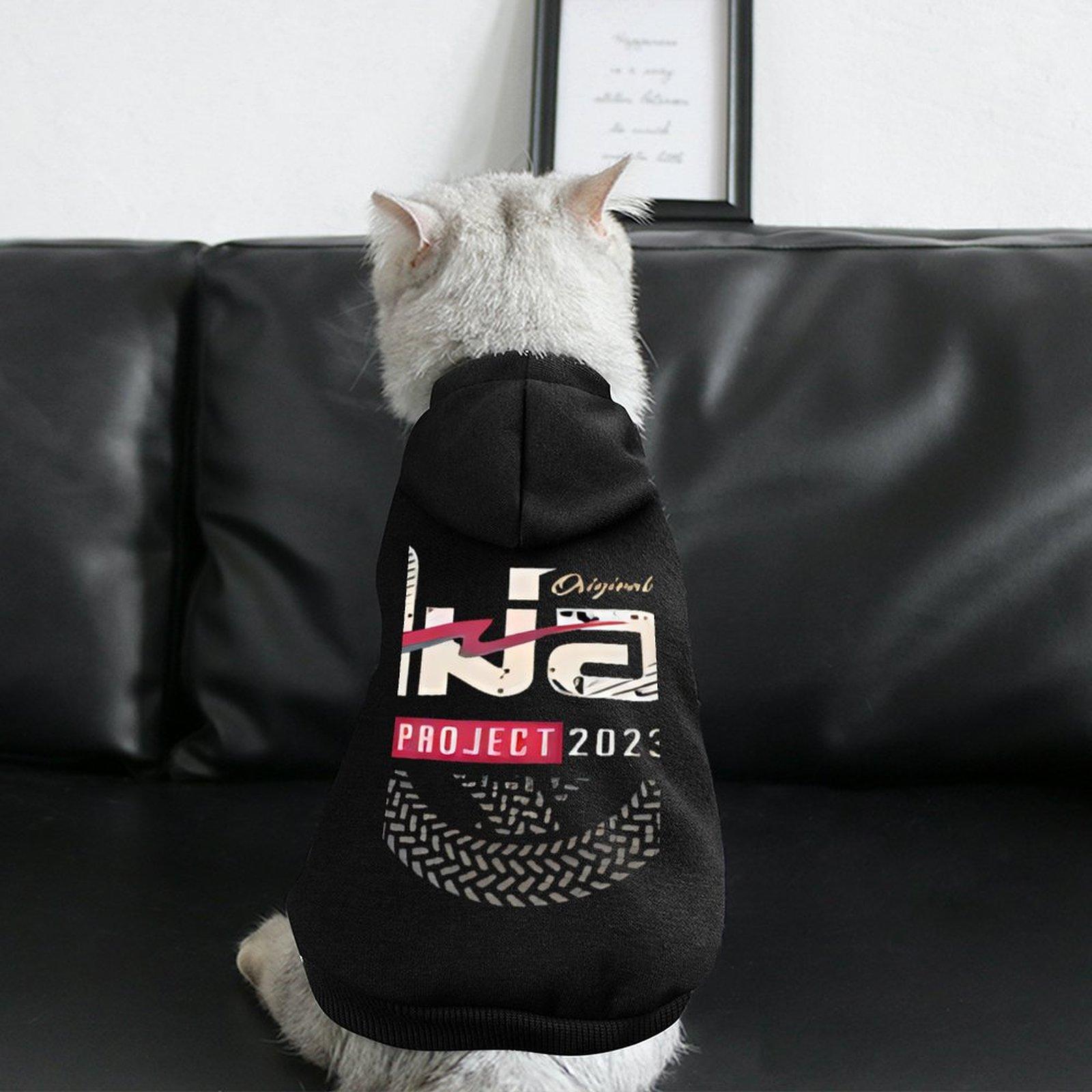 Fashion Designer Cat and Dog Sweatshirt Hoodie Everyday Outdoor Dog Hoodie Customized cartoon Micro Elastic Fabrics Brand Pet Hoodie