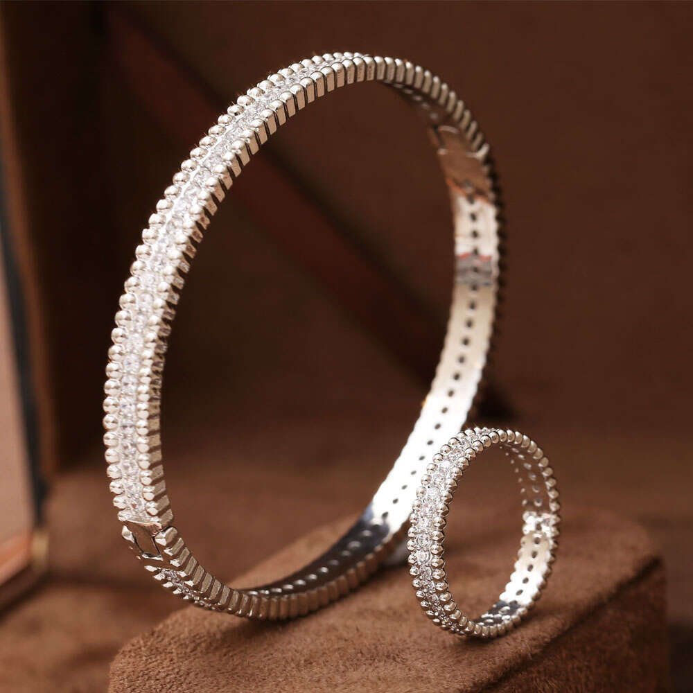 Women's Sparkg zircon star bracelet ring 2pcs sets high quality temperament fashion accessories