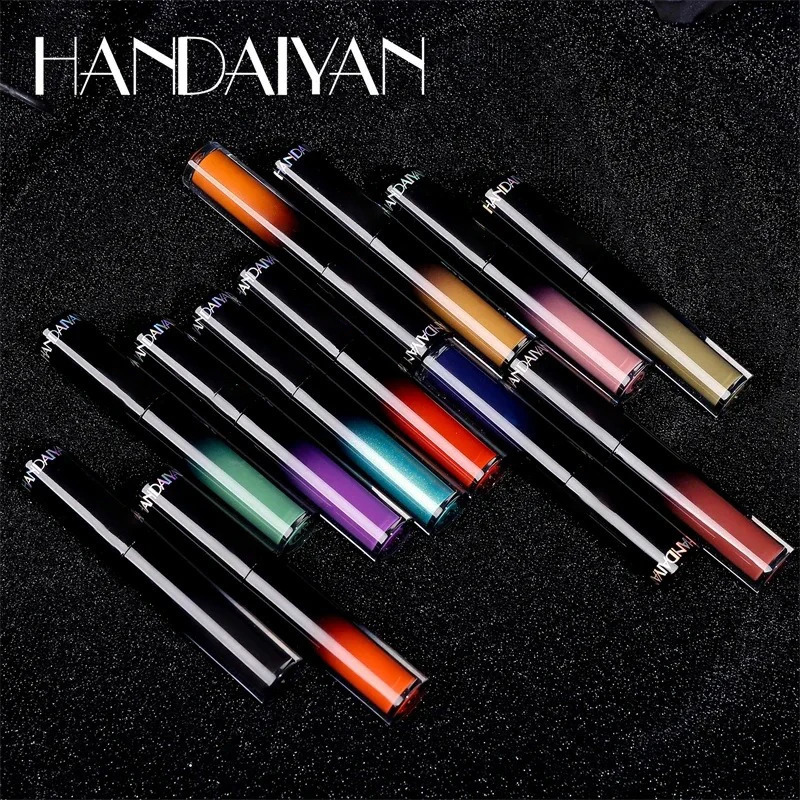 Black Green Purple Lipstick Christmas Halloween Lip Makeup Tint Moisturizing Waterproof Matte Lipstick Waterproof Lip Pigment 241105