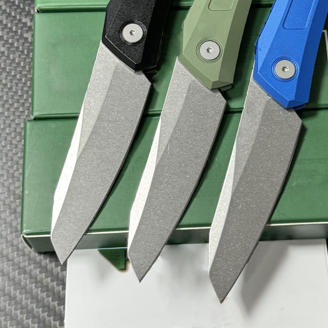 High Quality DS101 Folding Knife CPM-MagnaCut Stone Wash Tanto Blade Aviation Aluminum Handle Outdoor Camping Hiking Fishing EDC Pocket Knives