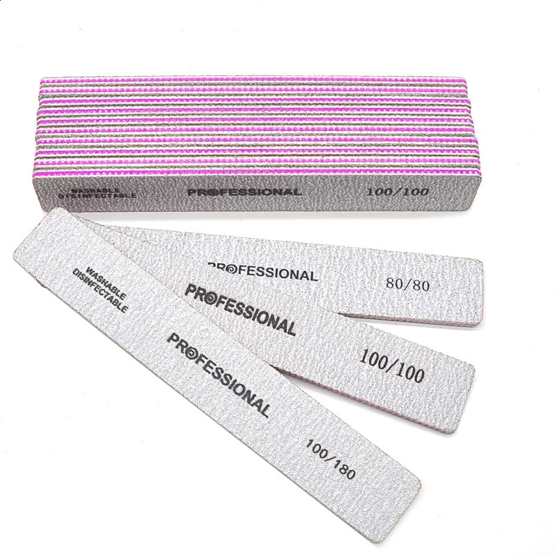 5025 Pcs Nail Supplies For Professionals Nail File Buffer Nails Product For Acrylic Width 80100180 Grit Sanding Manicure Tool 241105