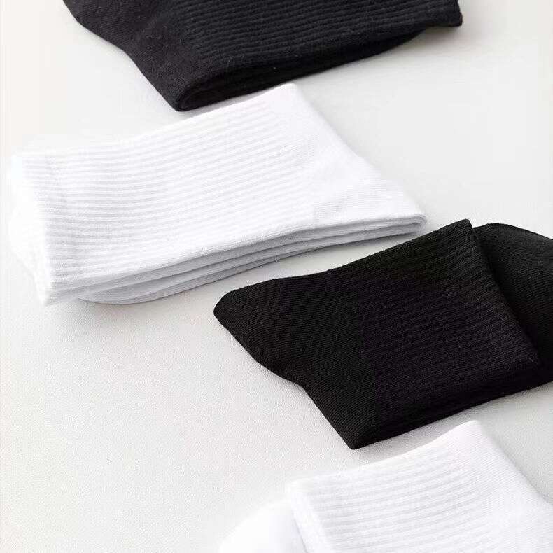 shanshi men socks Men's autumn winter high elastic calf men's and women's running sports socks large-sized solid color medium length so