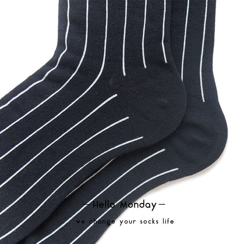 shanshi men socks HELLOAY Cotton Vertical Stripe Spring/Summer Collection Couple's Men's and Women's Socks Trendy