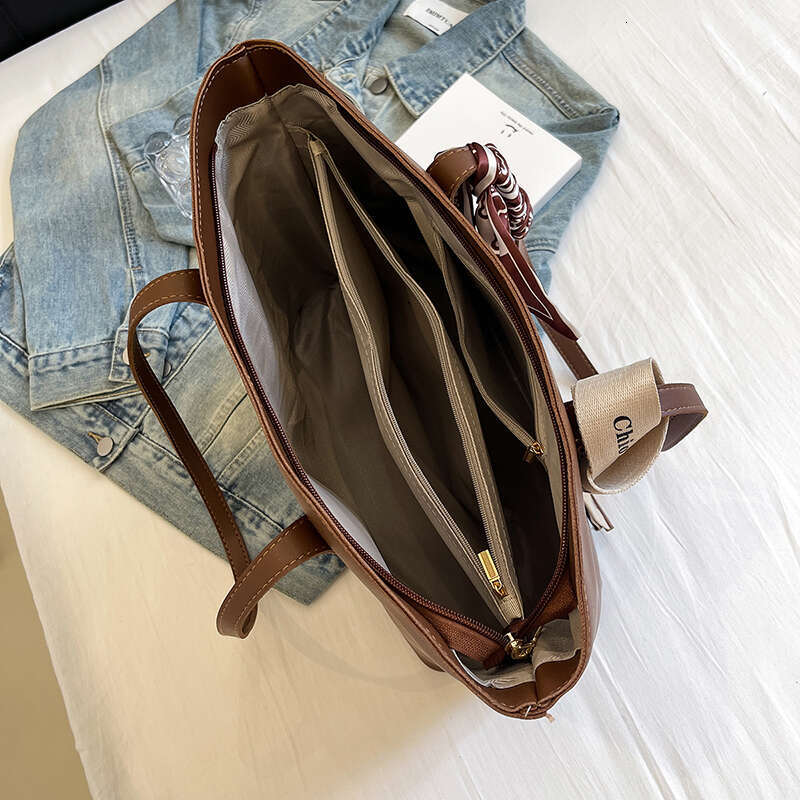 Women's New summer black handbag large capacity shoulder niche commuter woman Tote bag