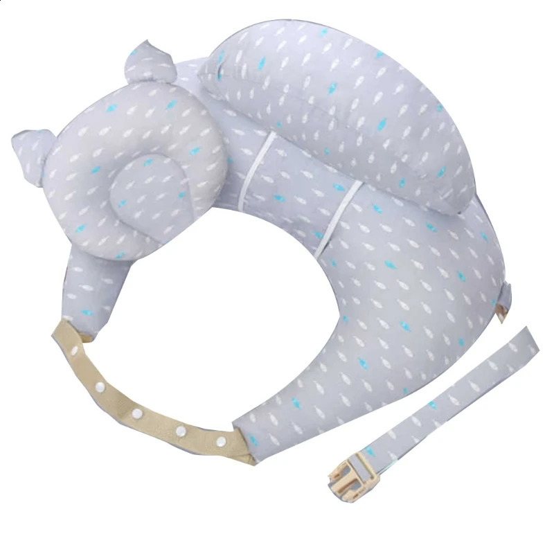2024 adjustable born care breast feeding pillow bottle feeding with auxiliary shoulder strap support position feeding 241105