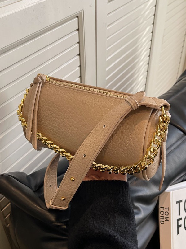 Minority Design Cylindrical Chain Small For Bags Handbags Women High-end Single Shoulder Diagonal Cross Bag Designer