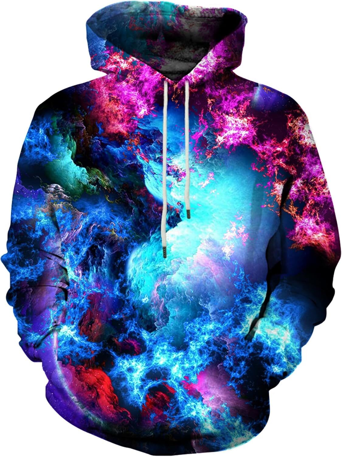 Hoodie for Mens Womens Neutral Pattern Printed Hoodie 3D Colorful Novel Design Long Sleeve Sweater with Pocket Graphic Fashion Trends