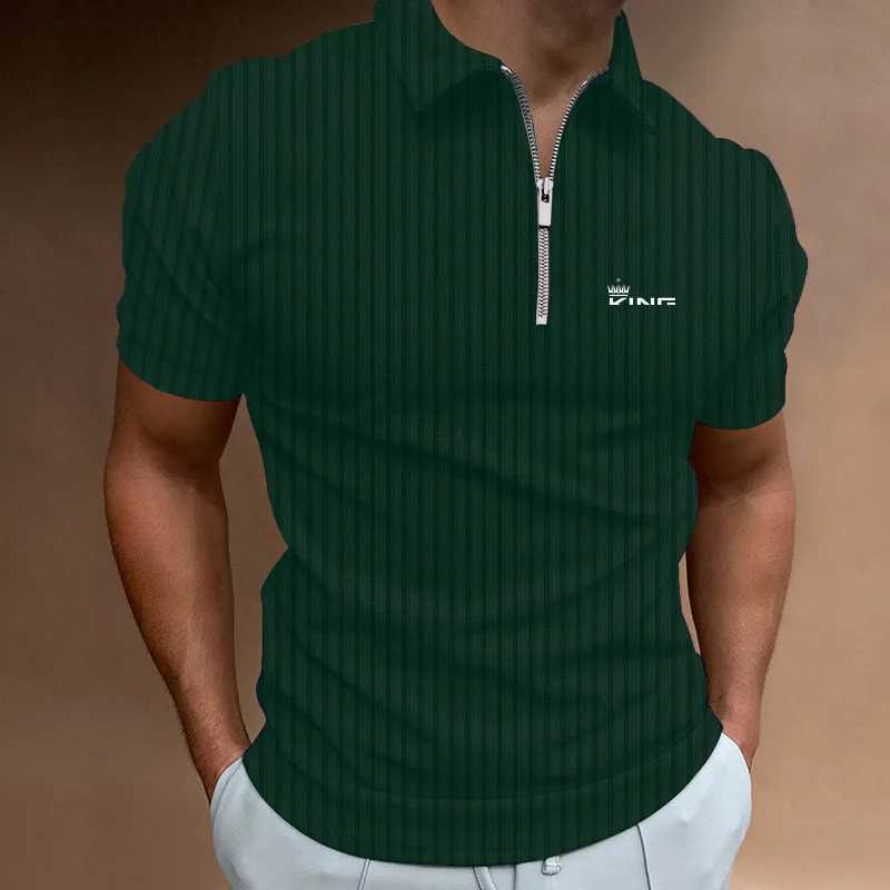 (100% polyester) Mens summer short slip fashion slim fit short slip shirt mens sports business casual shirt. W241104