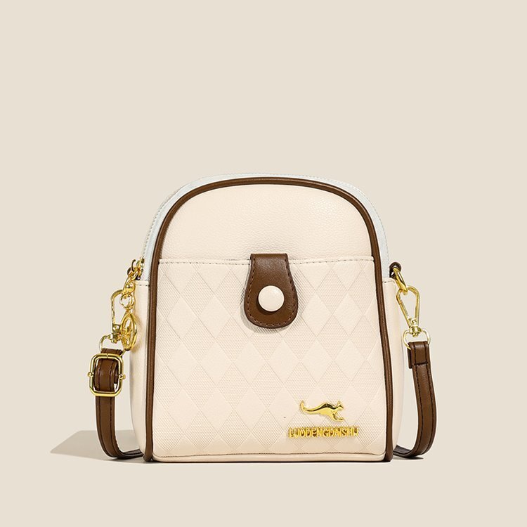 Designer's new women's fashionable single shoulder multi-layer large capacity crossbody bag fashion bag