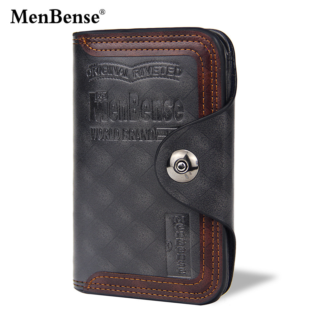 New Men's Short Designer Wallet With Pocket Card Clip Triangle Wallet Handbag Coins