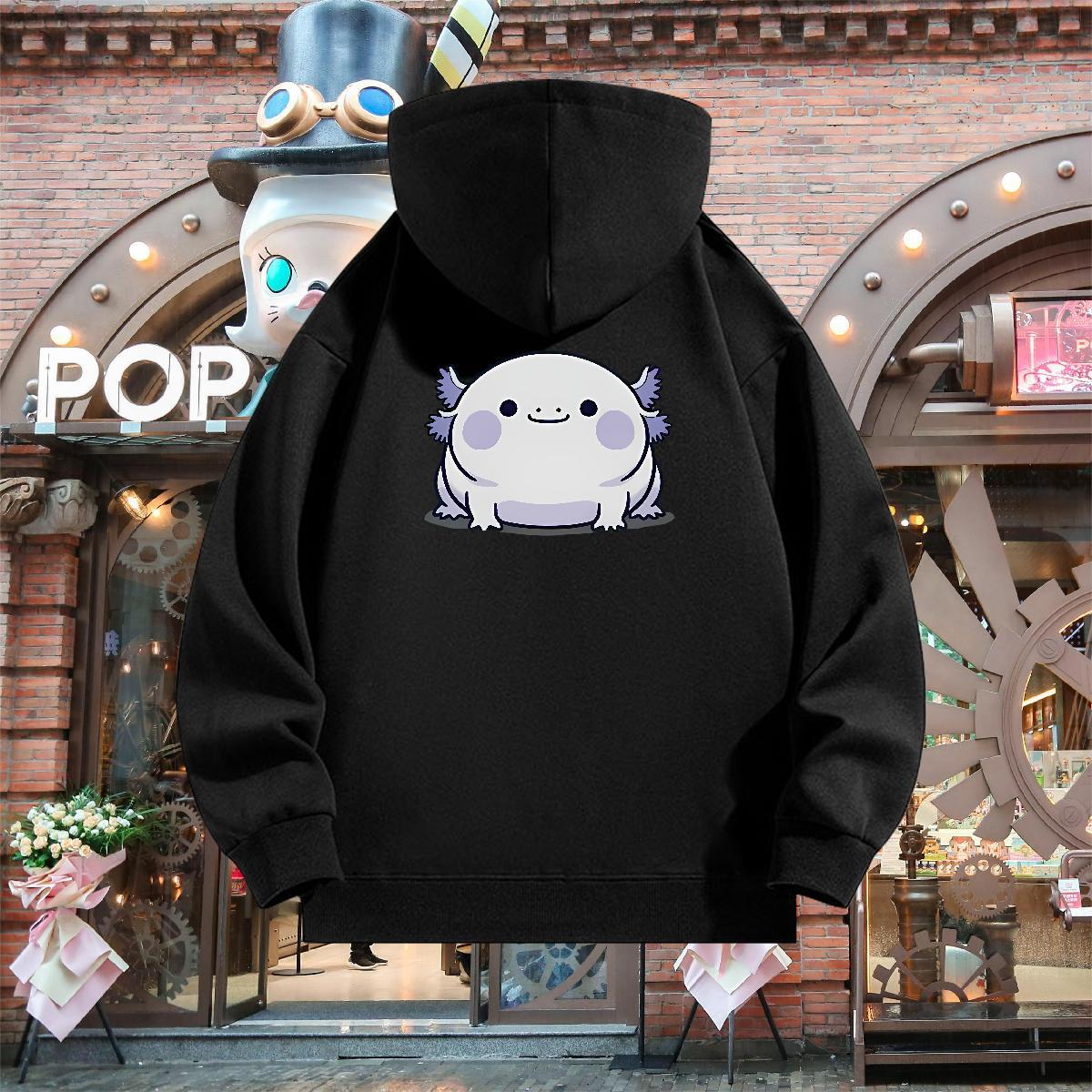 Designer Men Hoodie Breathable Hooded Collar Soft Couples Hoodie Plus Size Cartoon Tops Hoody High Street Hip Hop Cotton 350g