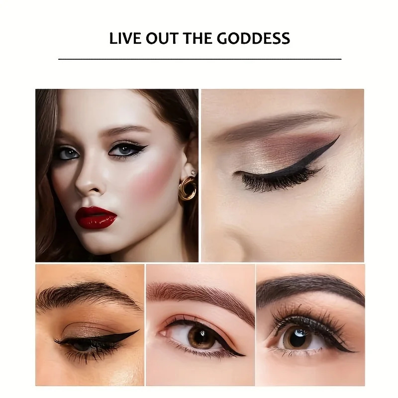 Quick-dry Eyeliner Pencil Makeup Long Lasting Smooth Matte Eye Liner Waterproof Anti Smudge Liquid Eyeliner Pen Eyes Cosmetics 241104
