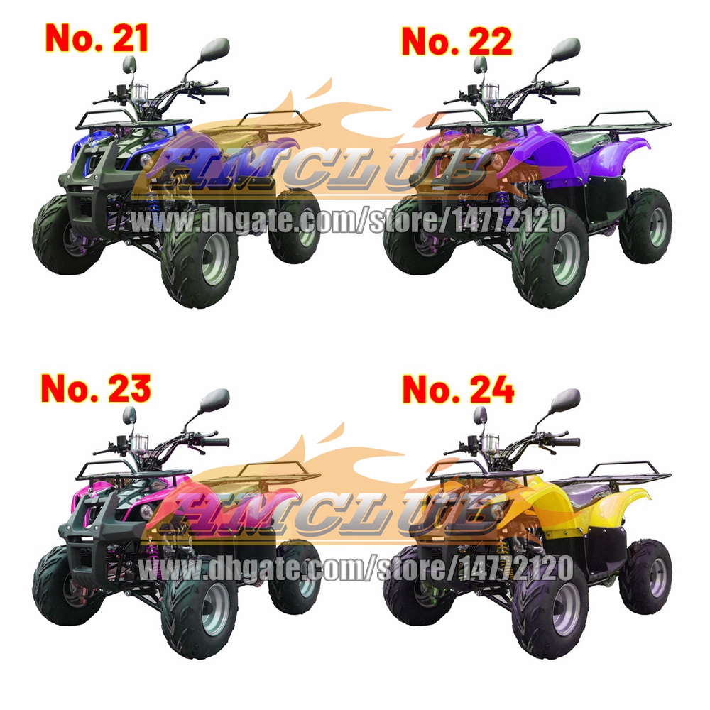 Kids Adult ATV UTV MOTO All-terrain Motorcycle Four Wheels ATV OFF-road 49CC 50CC 2-Stroke Engine Gasoline Racing MOTO For New Year Birthday Holiday G