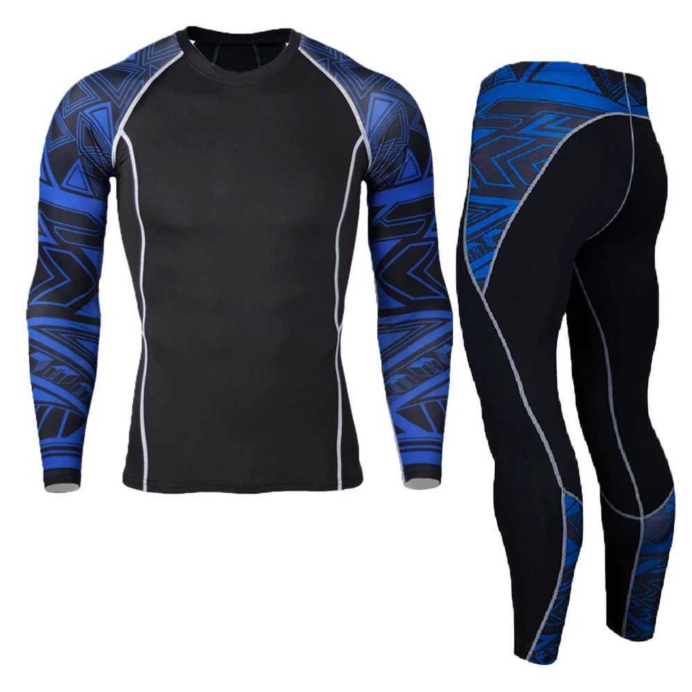 New mens hot underwear set compression sports set quick drying hot underwear mens clothing long Johns set X250129