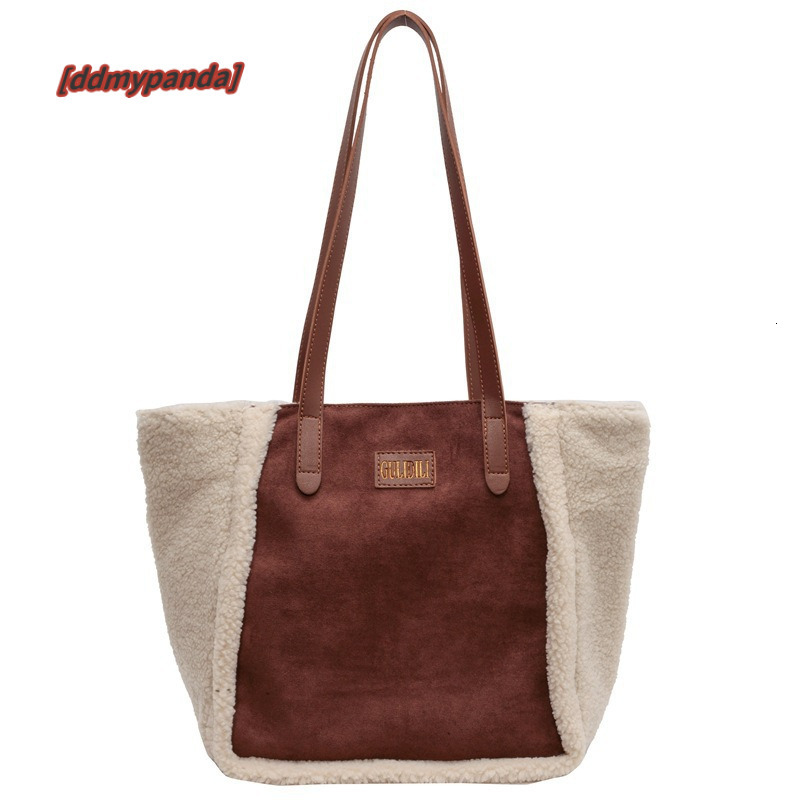 Season Lamb Plush Women's 2024 Autumn/Winter New Frosted Shoulder Bag Commuter #33 ddmypanda