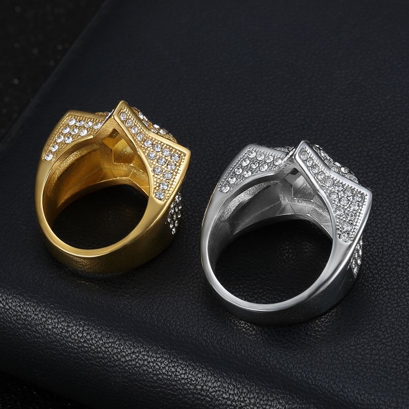 2025 Hiphop Jewelry VVS Moissanite Dia Hip Hop star Iced Out Letter Ring Men