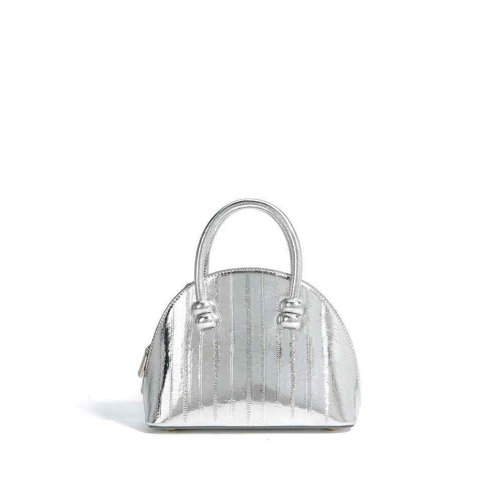 Trendy Texture Women's Bag 2024 New Crocodile Pattern Shell Single Shoulder Underarm Fashion Designer Clear Handbags For Women