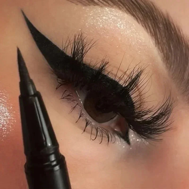 Quick-dry Eyeliner Pencil Makeup Long Lasting Smooth Matte Eye Liner Waterproof Anti Smudge Liquid Eyeliner Pen Eyes Cosmetics 241104