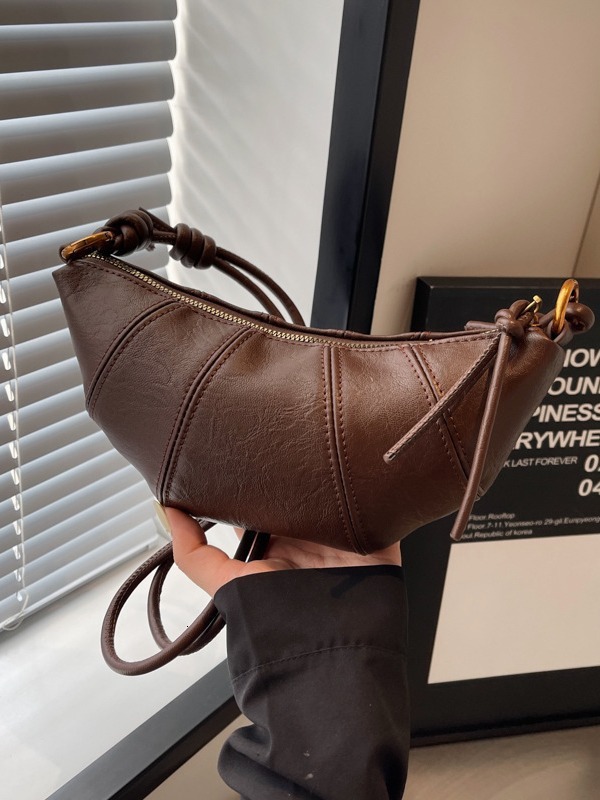 Croissant Female New Versatile Casual Super Hot Dumpling Fashionable Single Shoulder Crossbody Bag Designer Bags Handbags Women