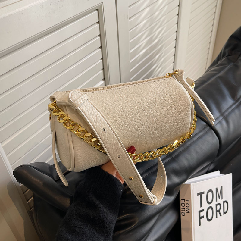 Minority Design Cylindrical Chain Small For Bags Handbags Women High-end Single Shoulder Diagonal Cross Bag Designer