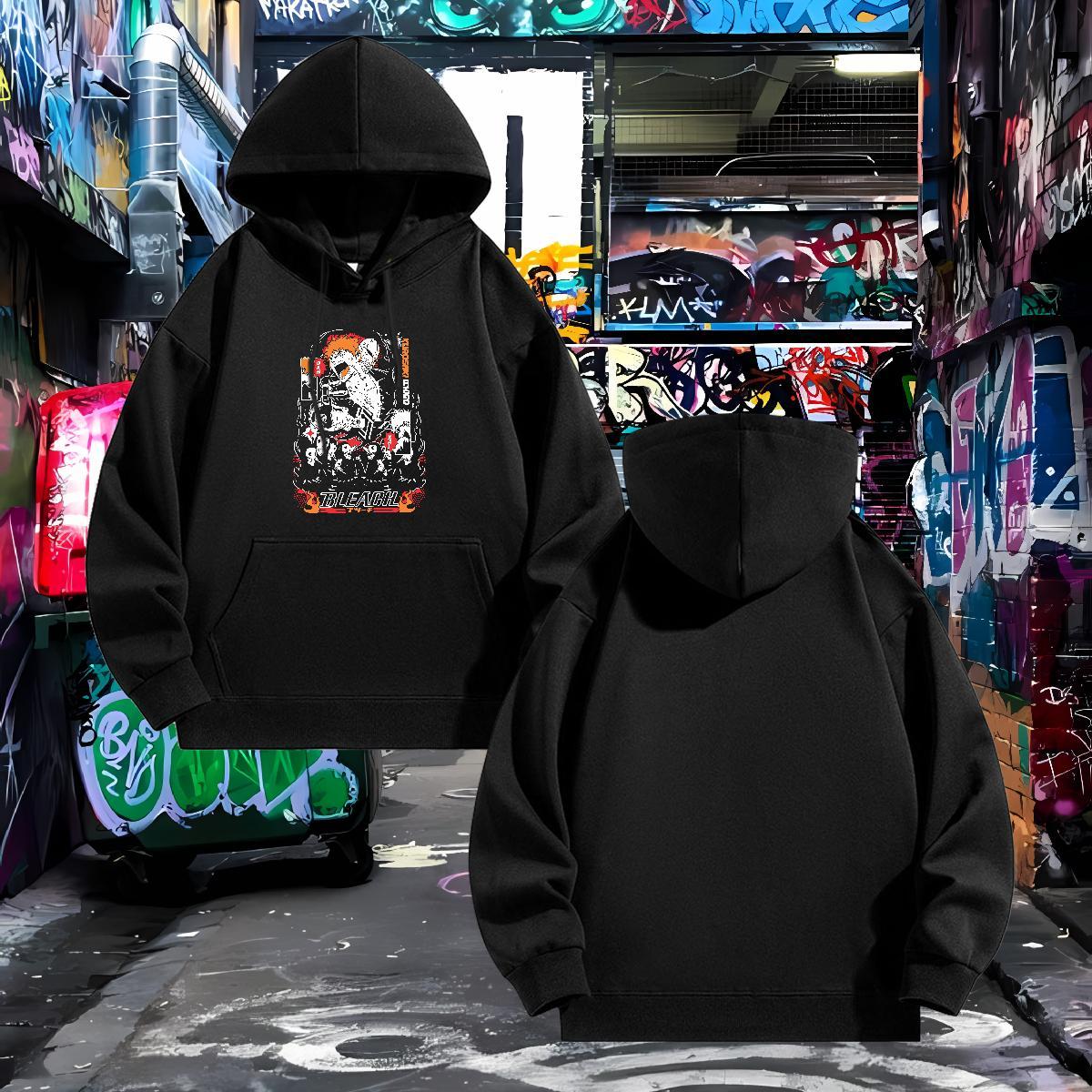 Classic Hoodie Breathable Hooded Collar Loose Men's Hooded Sweatshirt Custom Big Size Top Hoodie Sport Thick Fleece