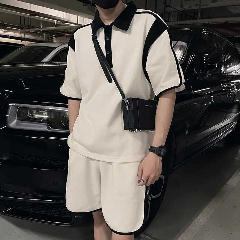 Casual mens sportswear summer slimming style 2024 new arrivals shirt Slves shorts two-piece fashionable set W241104
