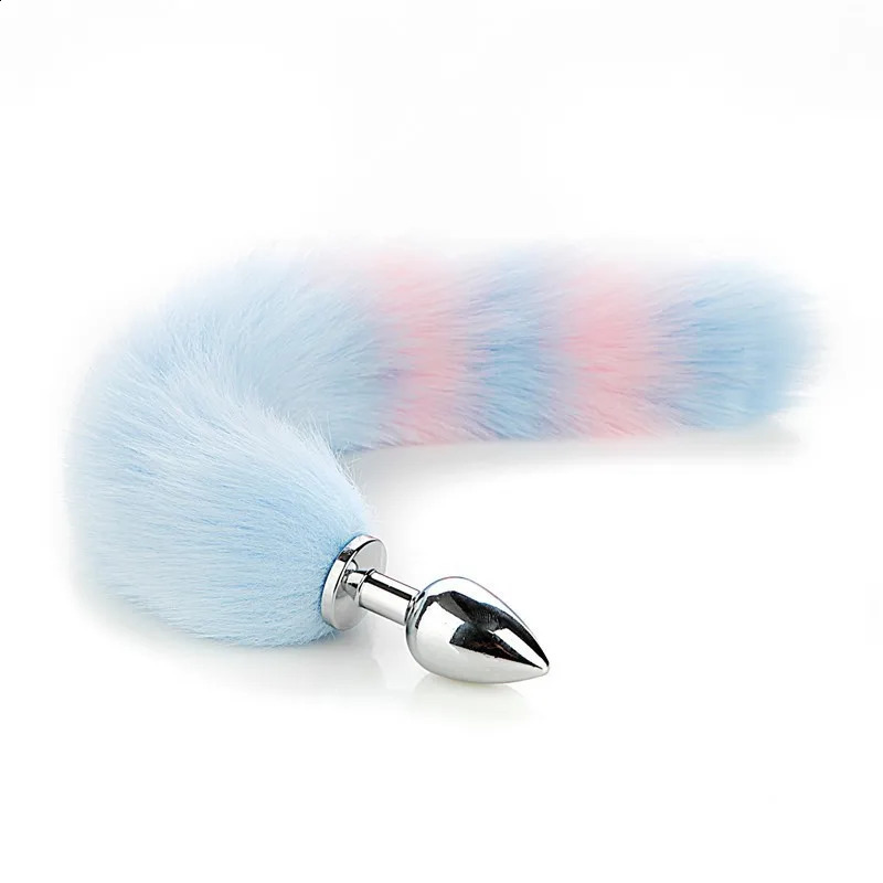 Anal Plug Fox Tail Faux Fur Couple Sex Toys Role Play Sexy Flirt for Gay Men Adult Shop 241105
