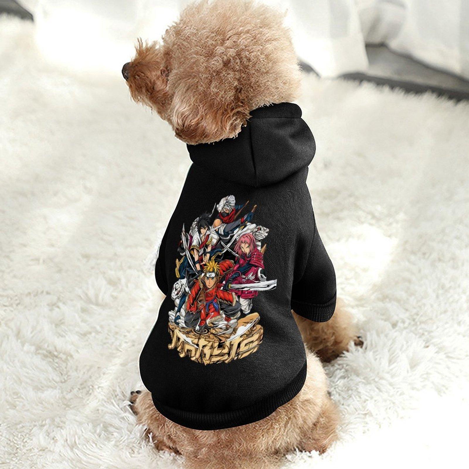 Wholesale Dog Hooded Sweatshirt Breathable Long Sleeve Everyday Outdoor Pet Hoodie Cartoon Print Warm Brand Top Pullover Hoodie