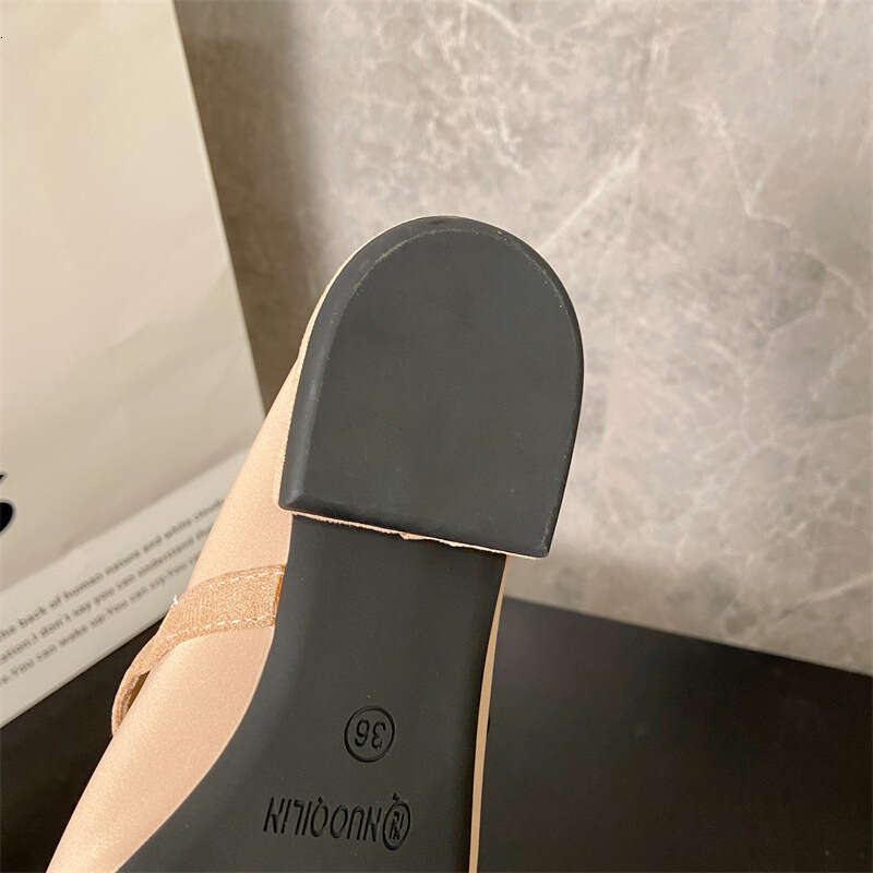 Gentle A Single Shoe, Spring New Style French Versatile Mary Jane Women's Shoes, Evening Shoes With Skirt