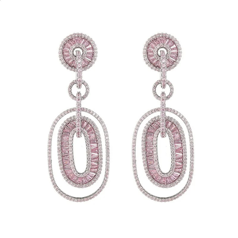 Original Trendy Earrings Fashion Oval Pendant Earrings Bohemia Women Sexy Girls Party Daily Jewelry 241105
