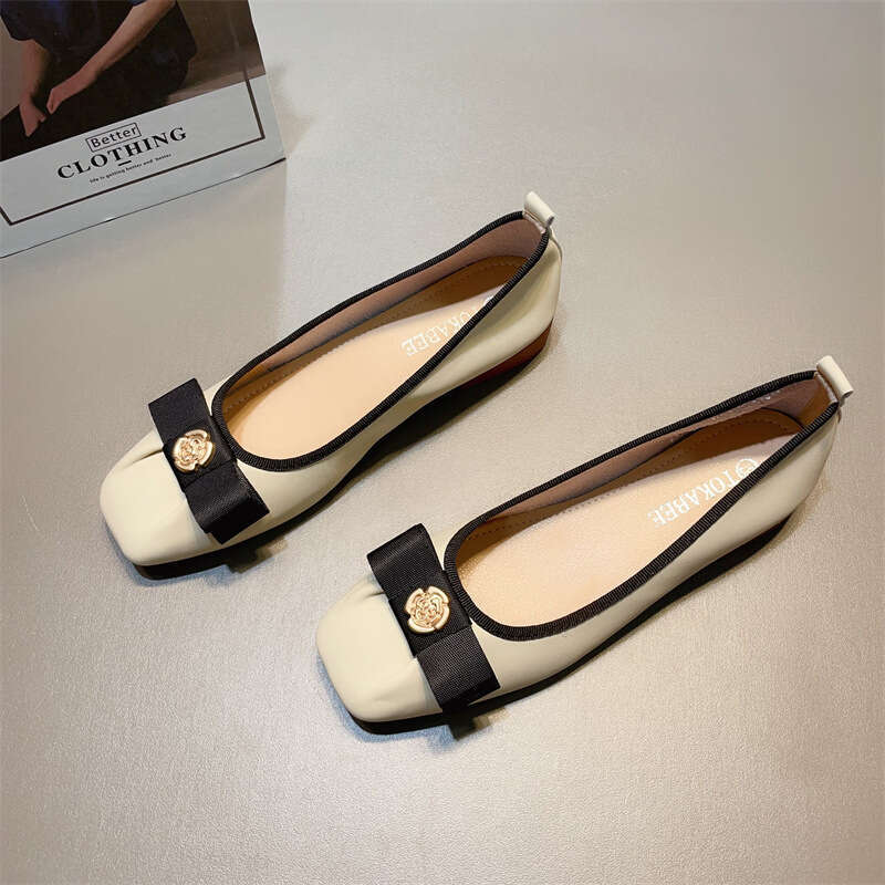 Dign Sense: Niche French Soft Soled Scoop Shallow Mouth, Evening Single Women's Sho, Spring And Autumn Styl, Small Fragrance Style, Low Heeled Gr