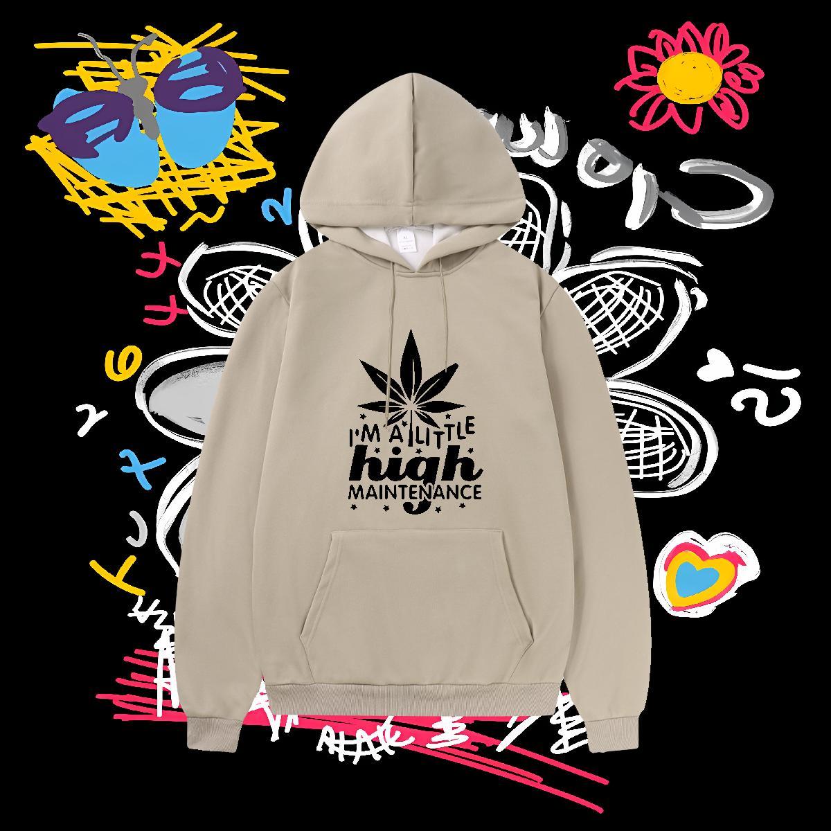 Fashion New Man Hoodie Drawstring Long Sleeve Unisex Couples Hoodie Custom Big Size Hoody Anime Printing Street Velvet Thick