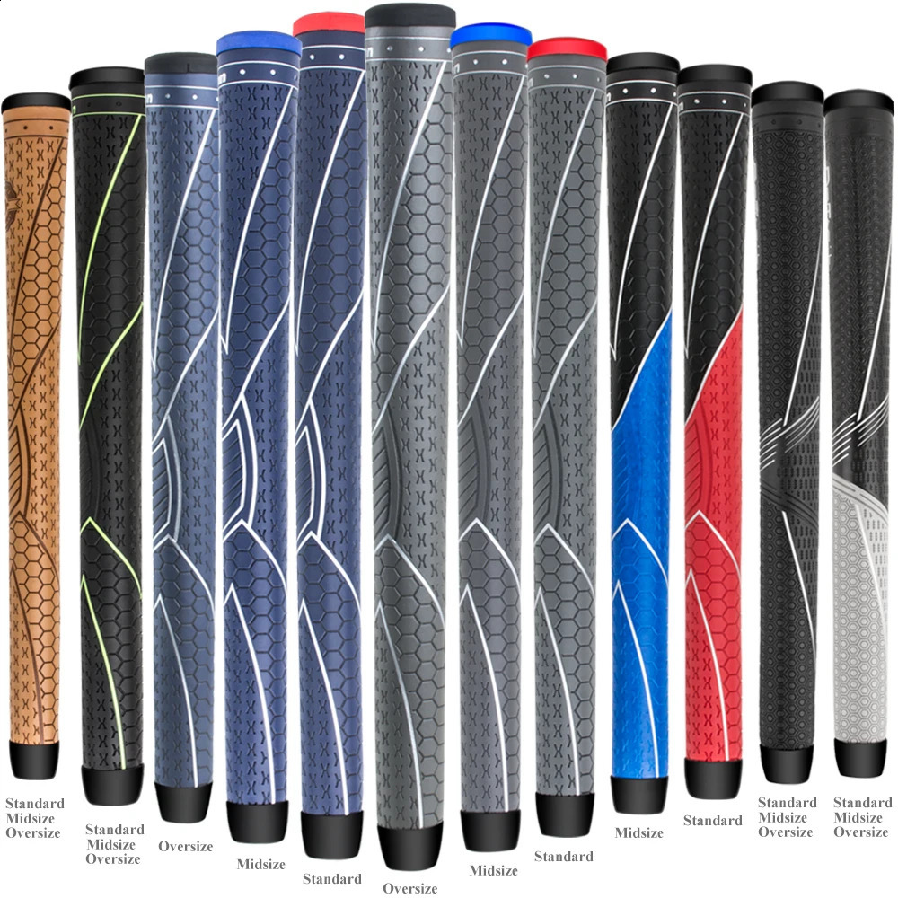 Golf Grip Oversized/Medium/Standard AVS Grey Golf Club Grip Polymer Technology 241105
