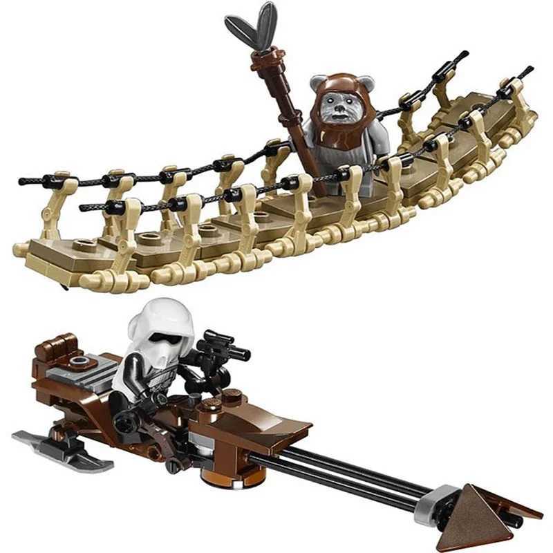 Blocks Hot Toy Ewok Village 1990 PC compatible 10236 Building Model DIY Toy Childrens Boy Birthday Christmas GiftY241105RTNH