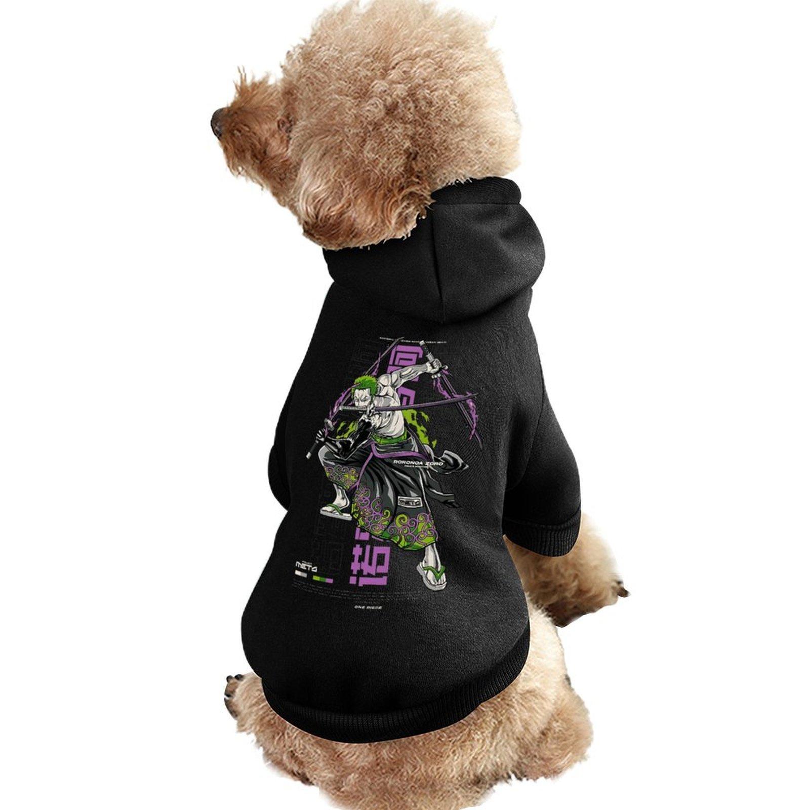 Brand Pet Hooded Sweatshirt Pet Sleeve Street Hip Hop Dog's Hooded Sweatshirt Anime Print Micro Elastic Fabrics TOP Quality Clothes Hoodie