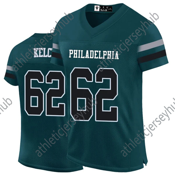 2024 Kelce Football Jersey custom jersey Barkley 1 Hurts 11 Brown Carter 6 Smith Swift Cox