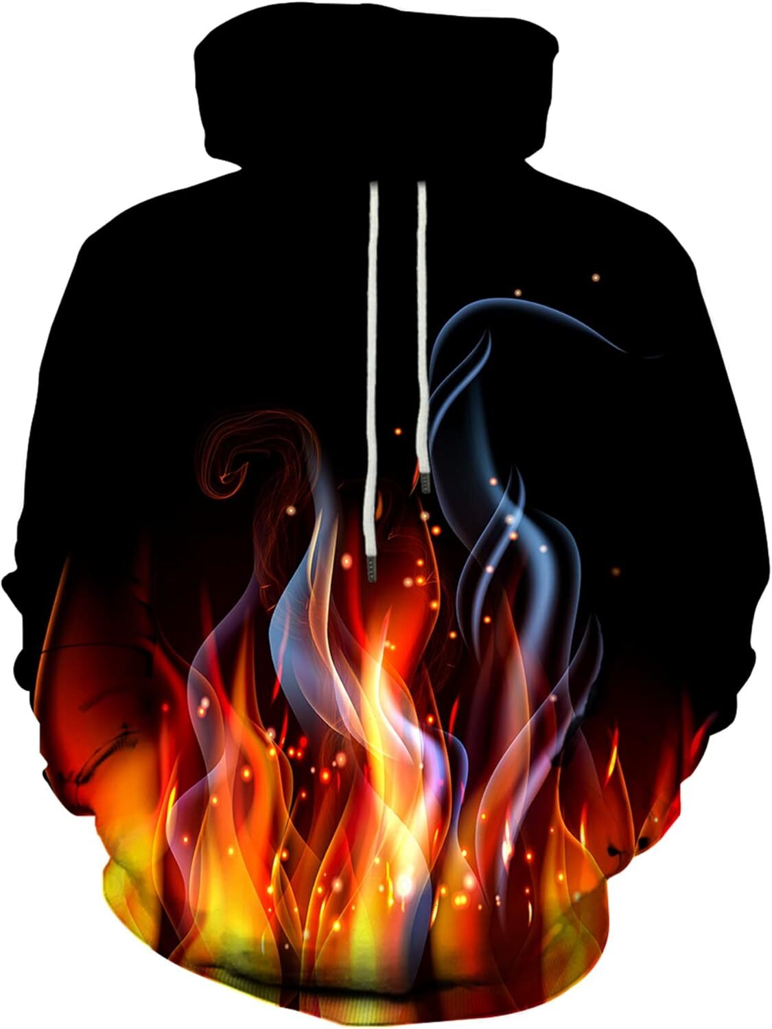 Hoodie for Mens Womens Unisex Realistic 3D Print Galaxy Pullover Hooded Sweatshirt Hoodies with Big Pockets Graphic Hoodies sweatshirt cool Fashionabl