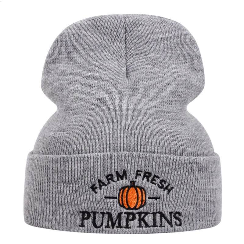 y Beanie Embroidery Beanies Kpop Cotton Winter Warm Ski Mask Hat Outdoor Leisure Bonnets for Women Men Cap Knitted 241105