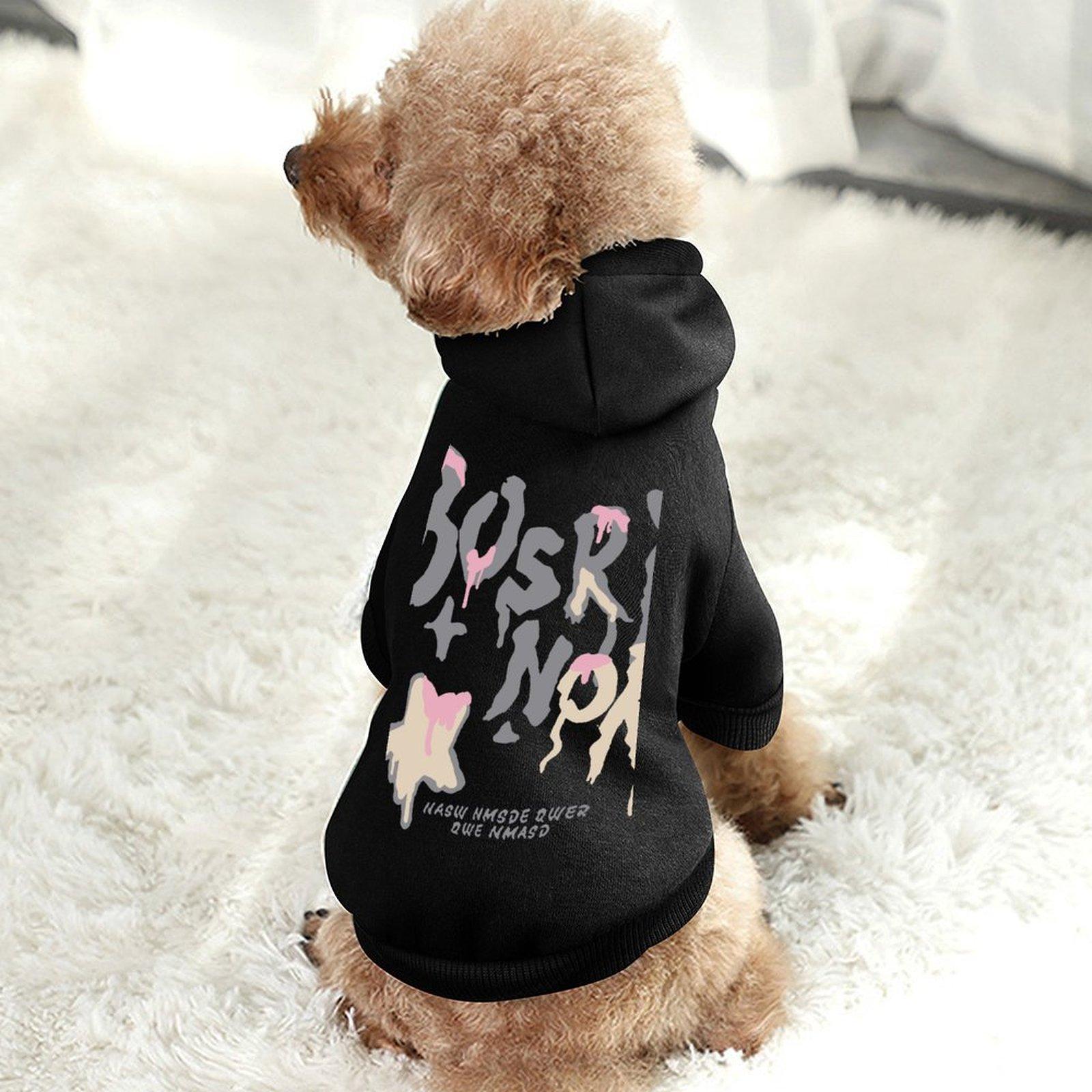 Factory Direct Dog Sweatshirts Breathable Soft Everyday Outdoor Pets Hoodie Customized Print Terylene health cloth Cool Design Wear