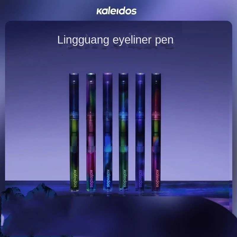 Kaleidos Eyeliner Gel Pencil Waterproof Chameleon Colour Long Wear Glitter Metallic Waterproof Eye Pen 241104