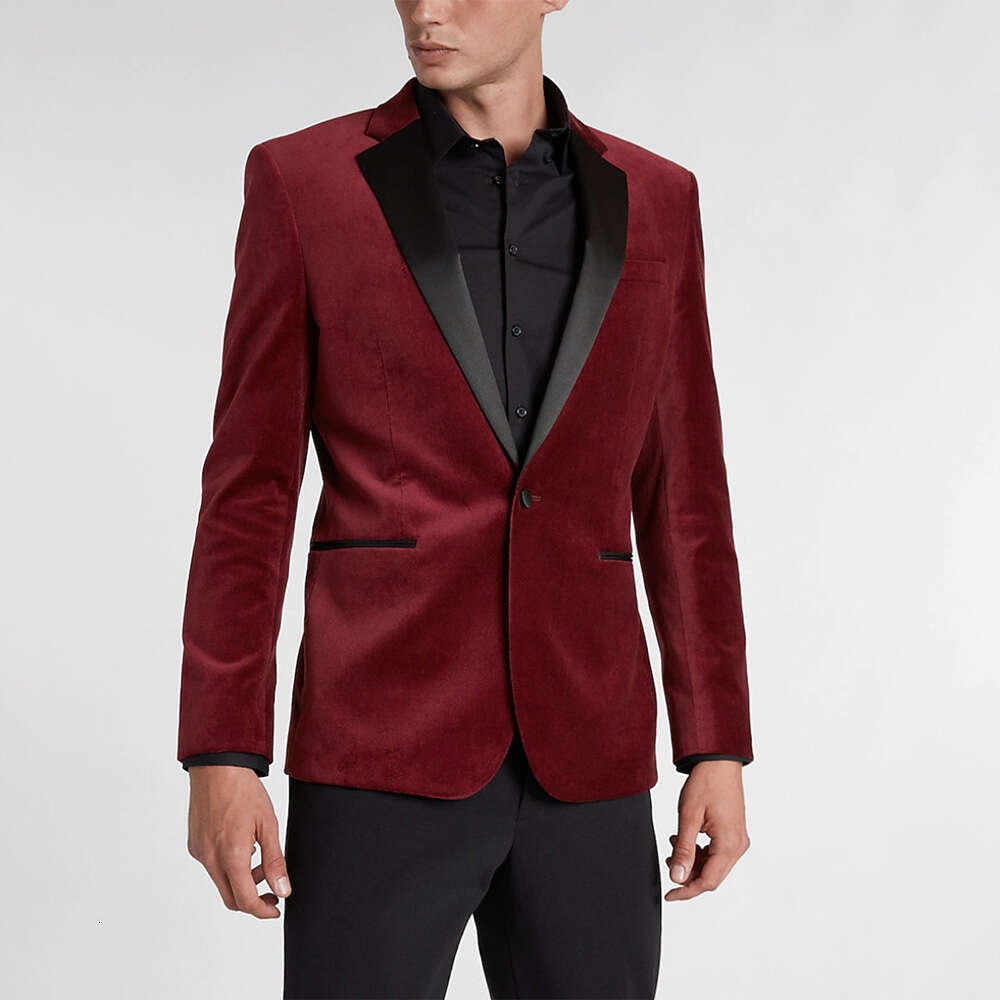 Men's Veet Elegant Collar Ing Suit Jackets New Arrival Men's