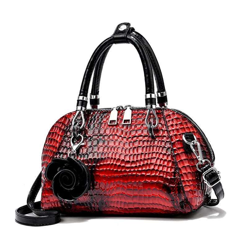Designer Bag European / American Style Fashion Handbag Yellow Crocodile Pattern Women Tote Bag Ladies Small Shell Messenger Shoulder Bags tote bag