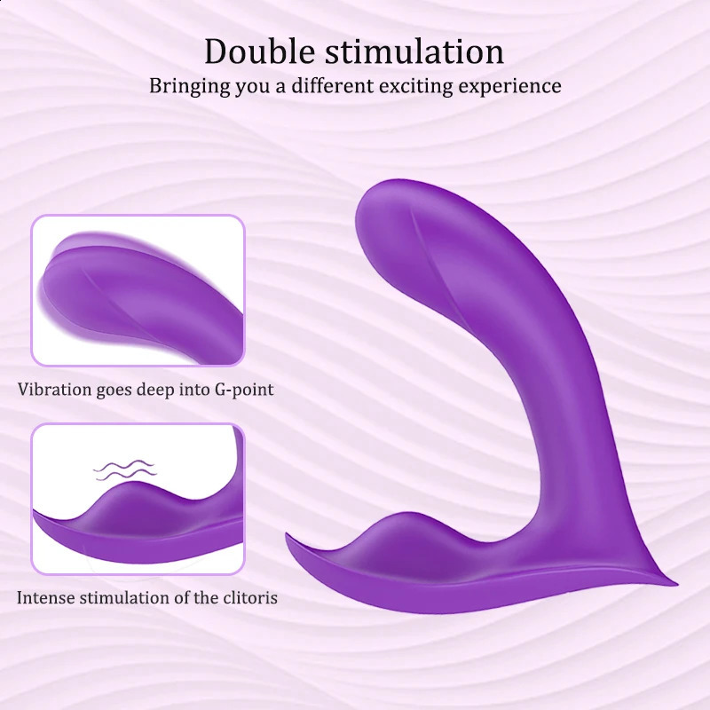 Vibrator For Women Vaginal Clitoris Stimulator G Spot Massager Wearable Finger Wiggling Dildo Female Adult Sex Toys 241105