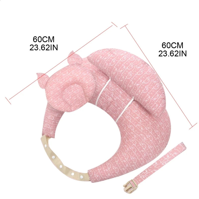 2024 adjustable born care breast feeding pillow bottle feeding with auxiliary shoulder strap support position feeding 241105