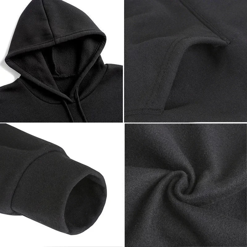80 Polyester and 20 Cotton Hooded Pullover for Men Women Customized Team Loose Casual Wear with Fashionable Personality 241104