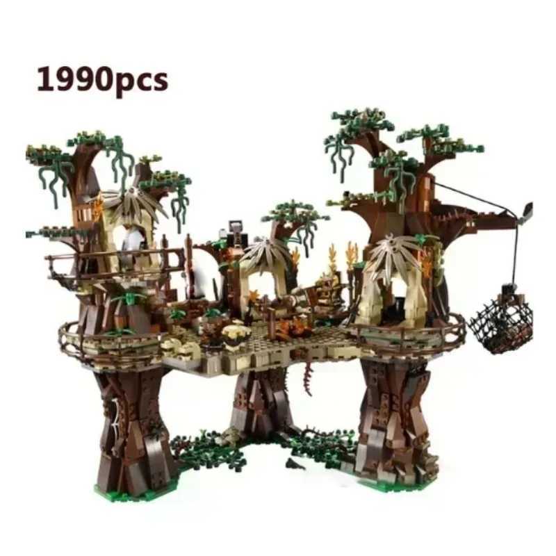 Blocks Hot Toy Ewok Village 1990 PC compatible 10236 Building Model DIY Toy Childrens Boy Birthday Christmas GiftY241105RTNH
