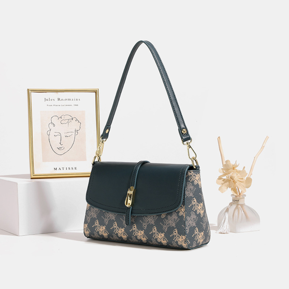 Printed 2024 New Large Capacity Simple Shoulder Female Brand Designer Trendy Women's Bag