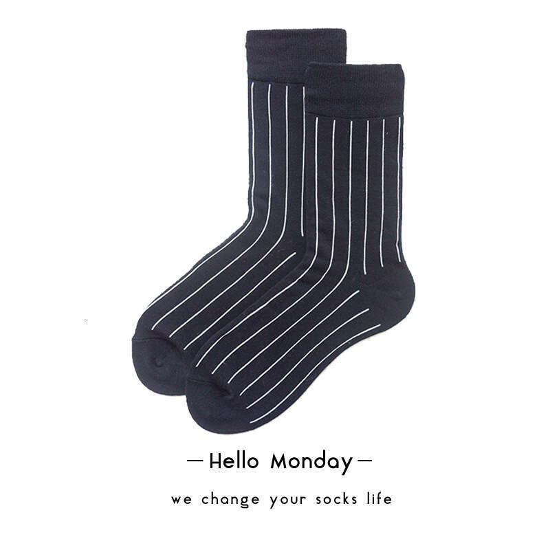 shanshi men socks HELLOAY Cotton Vertical Stripe Spring/Summer Collection Couple's Men's and Women's Socks Trendy