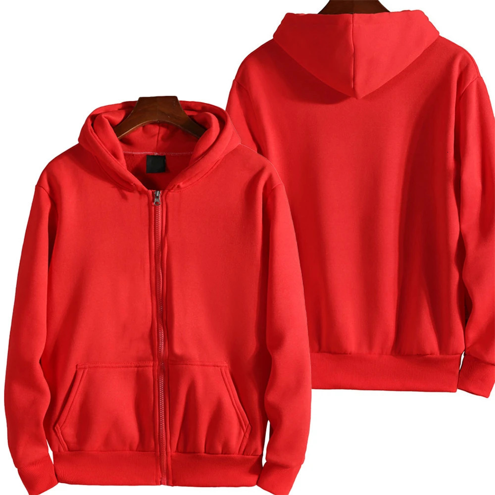 Korean Version Loose Man Hoodies Women Long Sleeve Zip Hooded Oversized Pocket Coat Harajuku Up Male Sweatshirts Hooded Jacket 241104