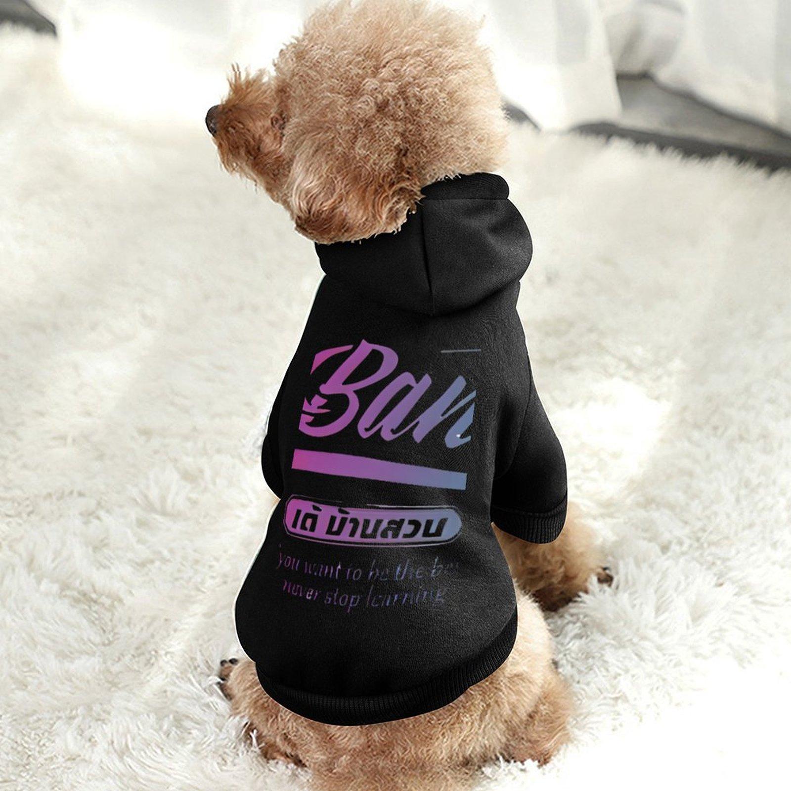 Fashion Dog Hoodies Breathable Hoodie Autumn and Winter Dog Clothes Hoodie Customized Oversized Print Anti-linting Wholesale Wear